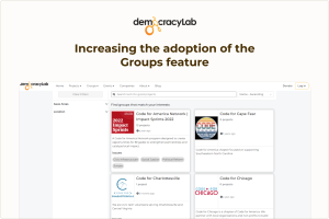 Increasing the adoption of the Groups feature